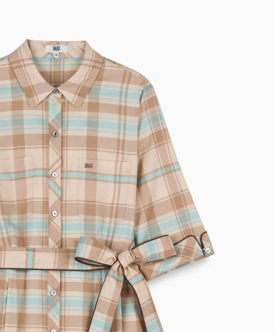 Women's Dress Middle-Sleeves