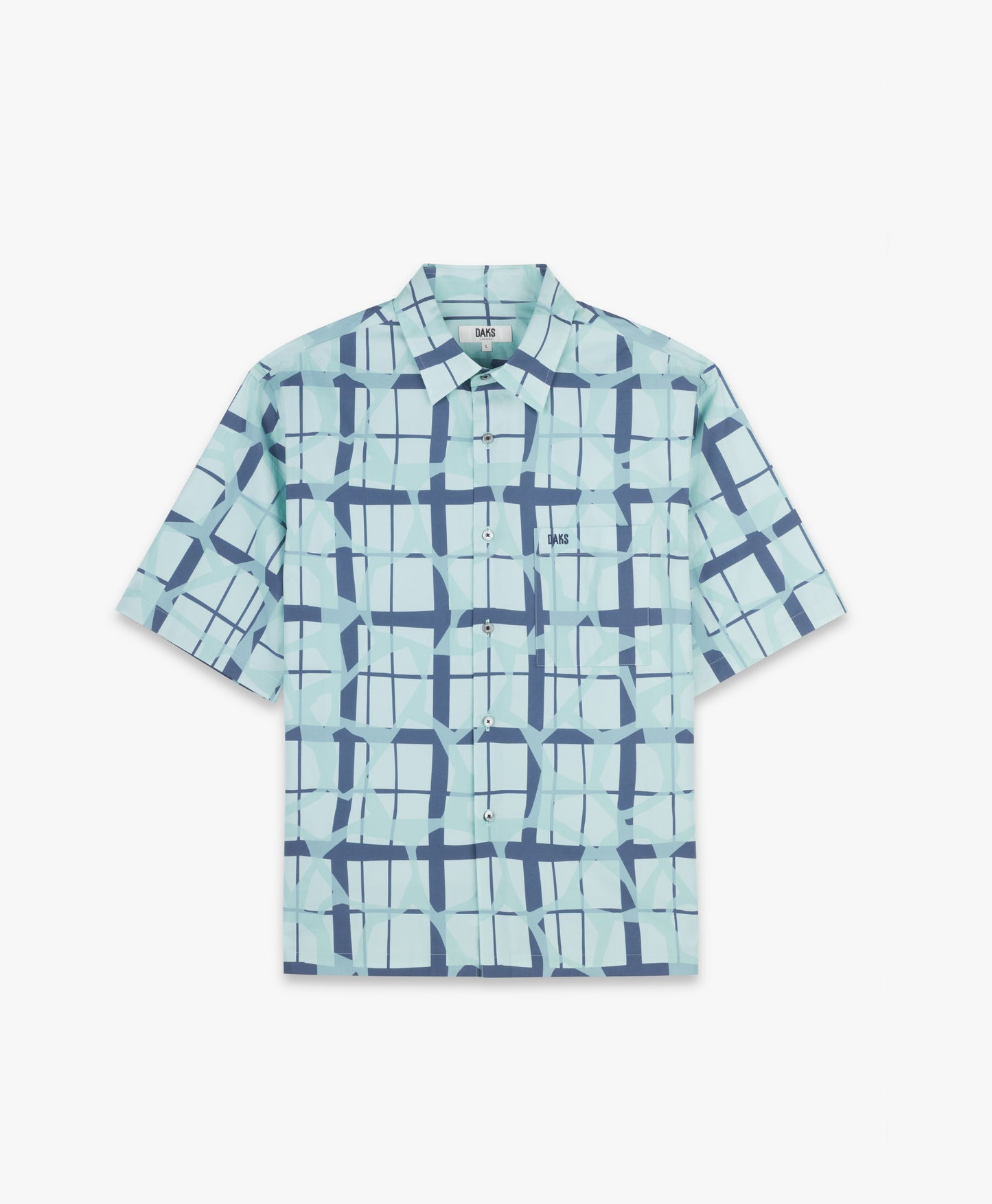 Men's Boxy-Fit Short-Sleeves Shirt