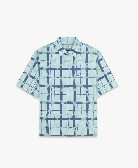 Men's Boxy-Fit Short-Sleeves Shirt