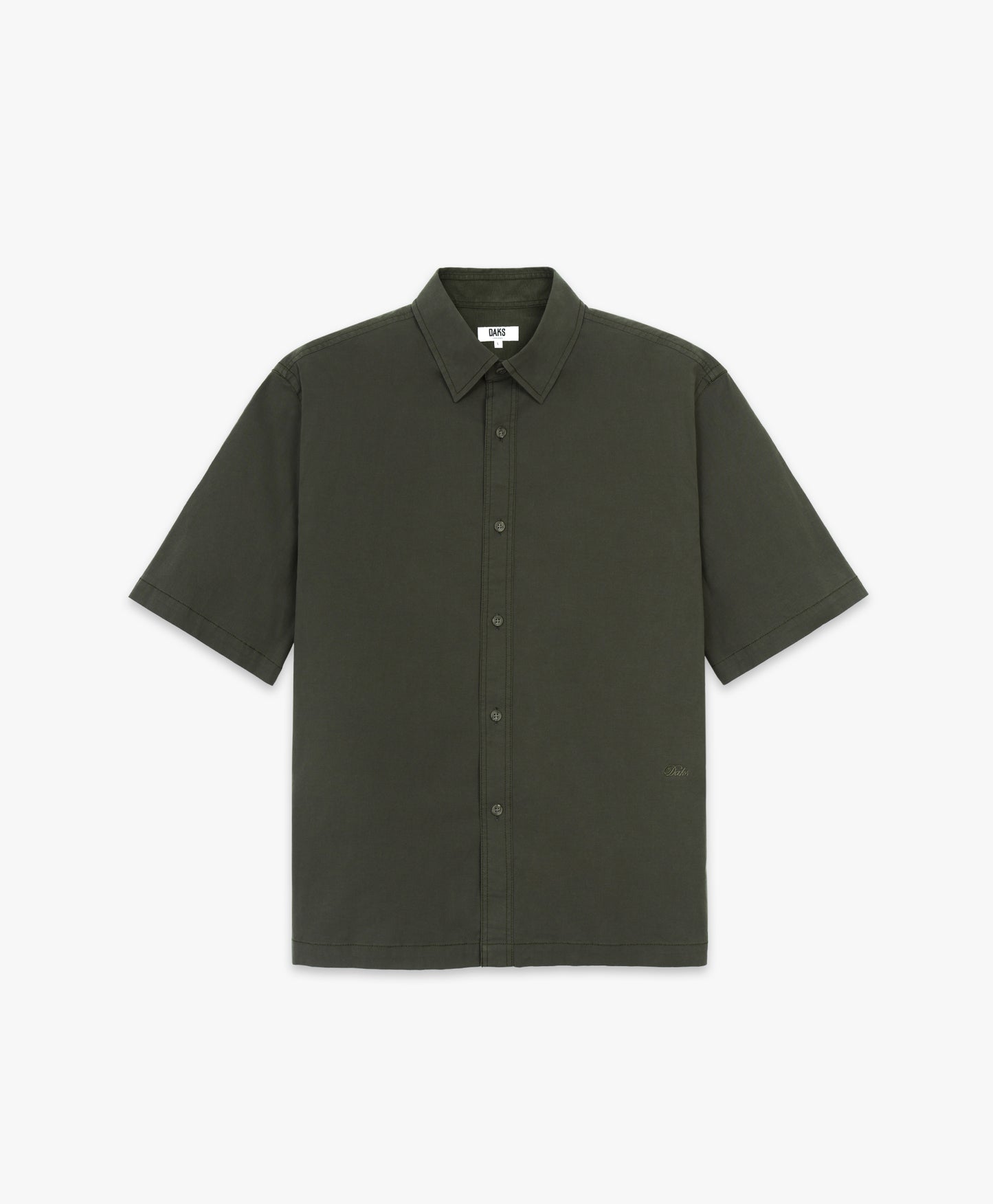 เสื้อเชิ้ตแขนสั้นทรงบ็อกซีสำหรับผู้ชาย