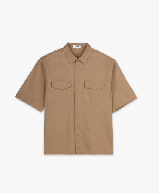 Men's Boxy-Fit Short-Sleeves Shirt