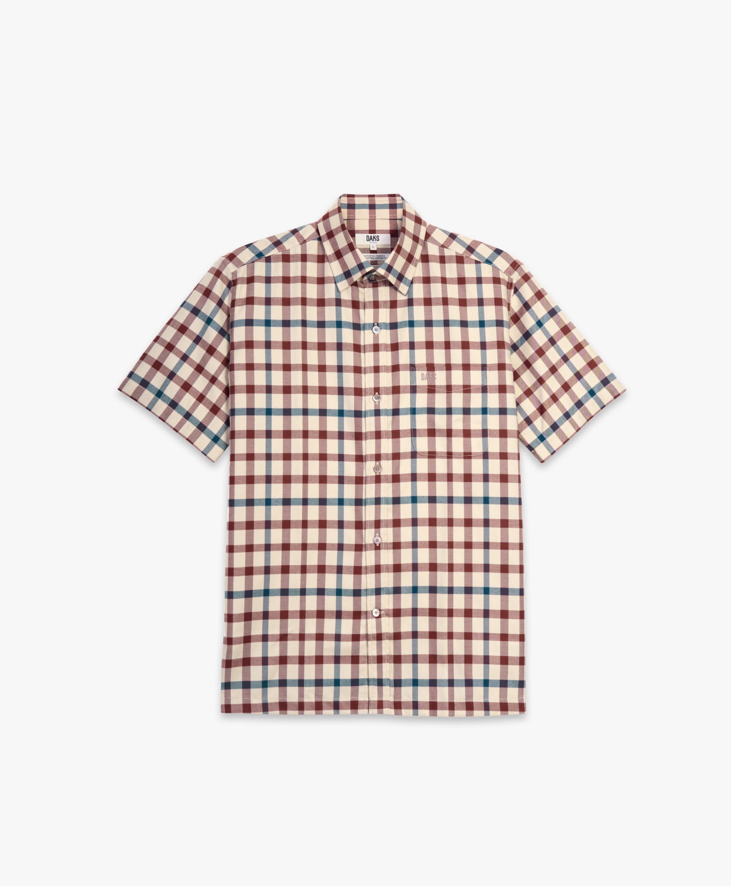 เสื้อเชิ้ตแขนสั้นทรงพอดีสำหรับผู้ชาย GACR254W6