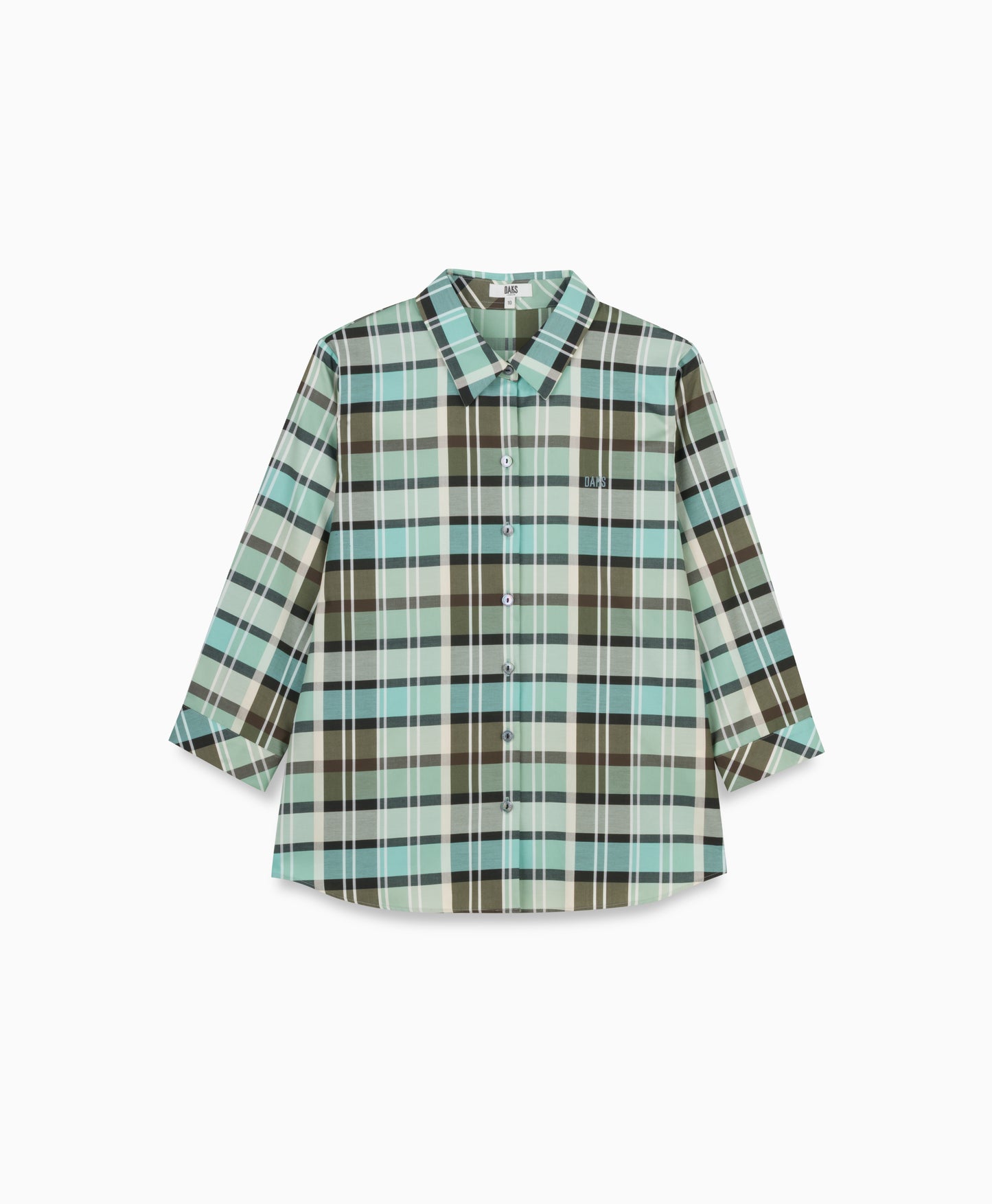 Women's Regular-Fit Middle-Sleeves Shirt