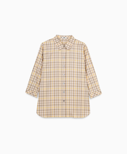 Women's Regular-Fit Middle-Sleeves Shirt
