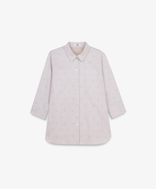 Women's Regular-Fit Middle-Sleeves Shirt