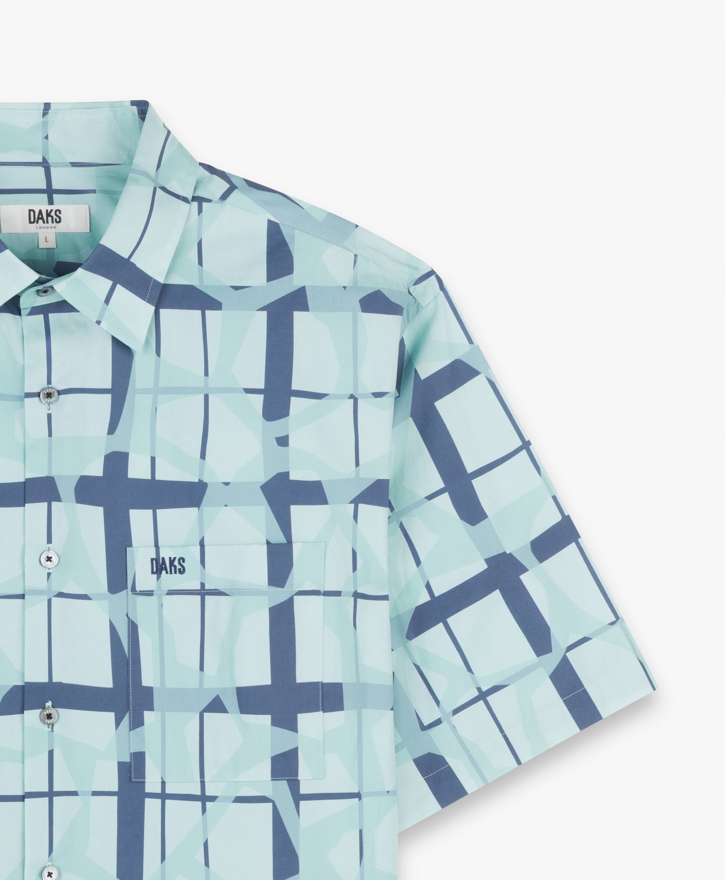 Men's Boxy-Fit Short-Sleeves Shirt