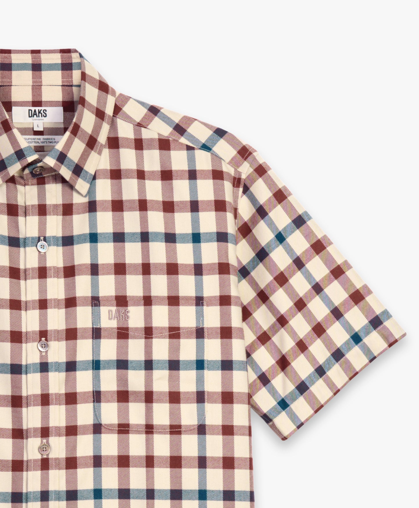 เสื้อเชิ้ตแขนสั้นทรงพอดีสำหรับผู้ชาย GACR254W6