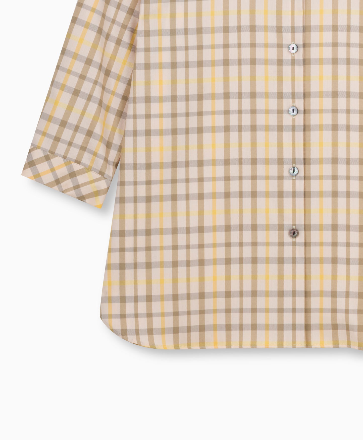 Women's Regular-Fit Middle-Sleeves Shirt