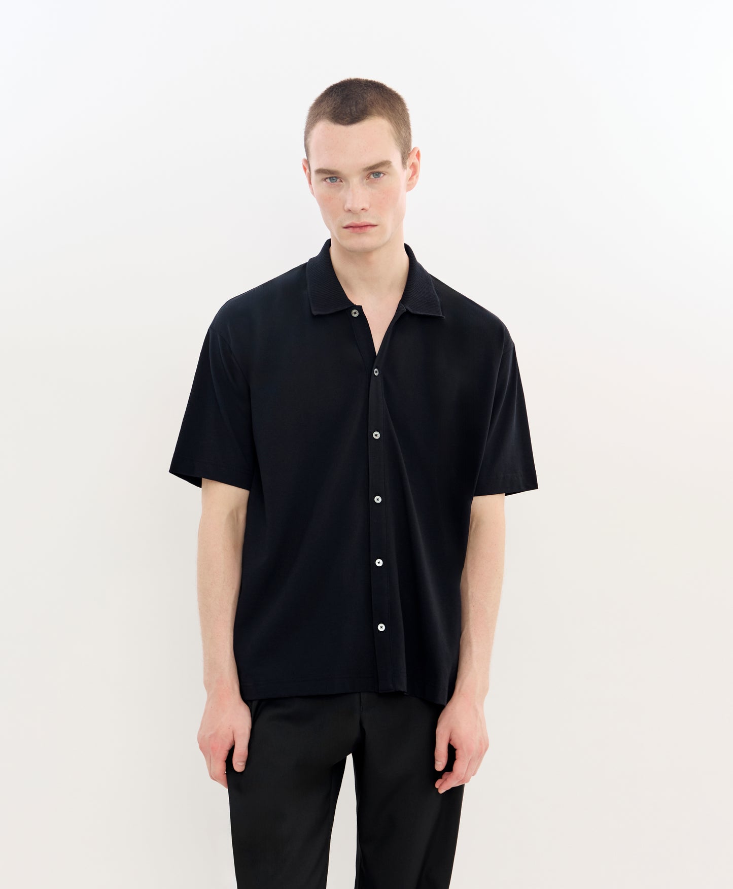 Men's Oversize Short-Sleeves Polo