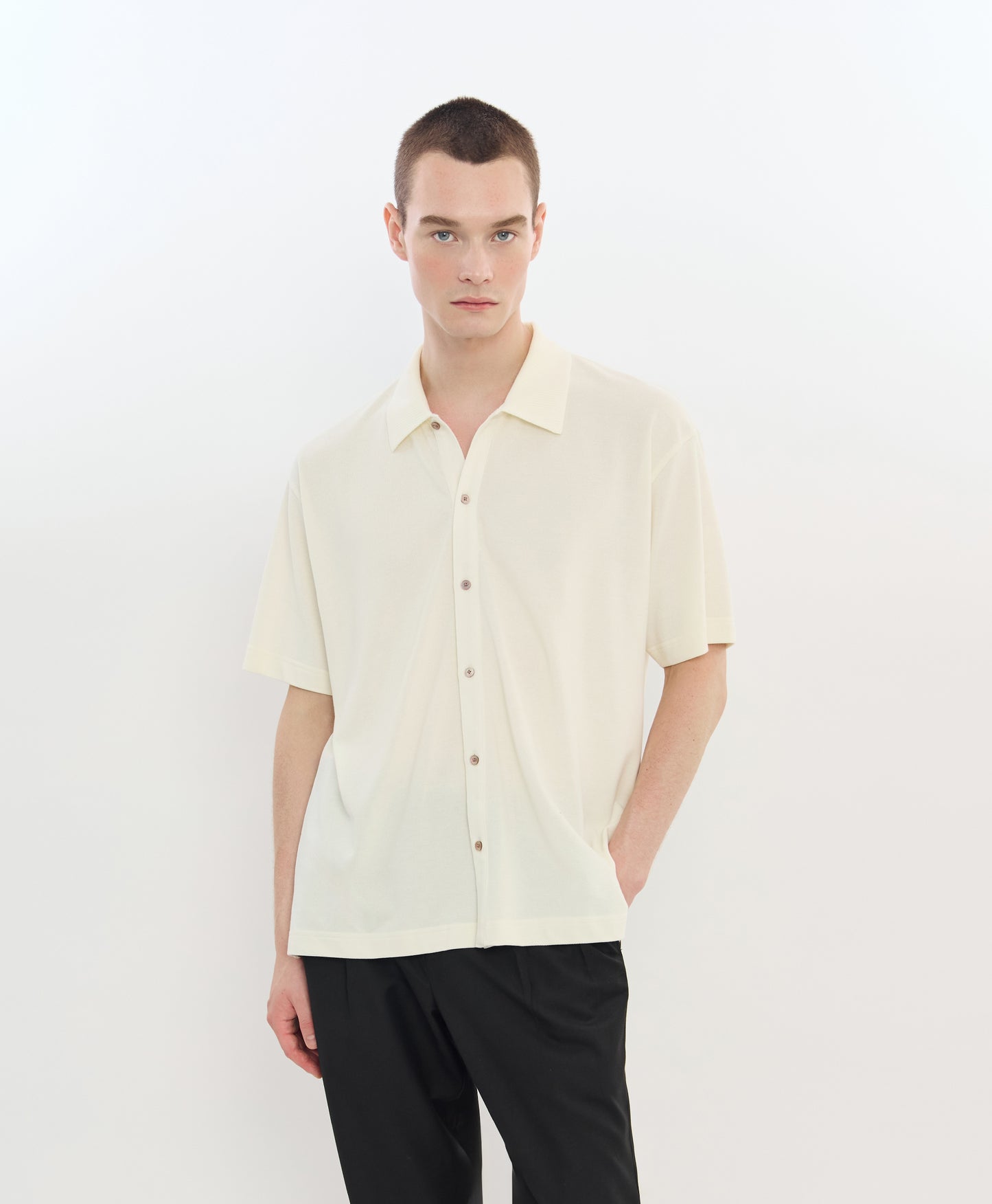 Men's Oversize Short-Sleeves Polo