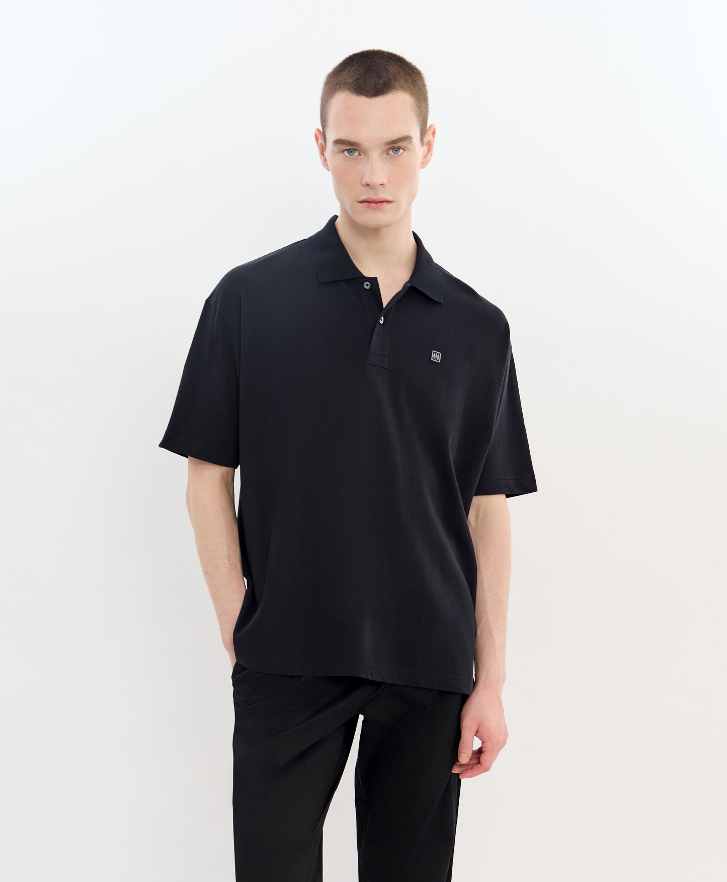 Men's Oversize Short-Sleeves Polo