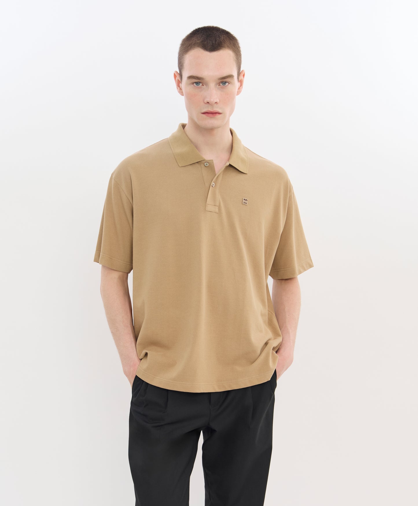 Men's Oversize Short-Sleeves Polo