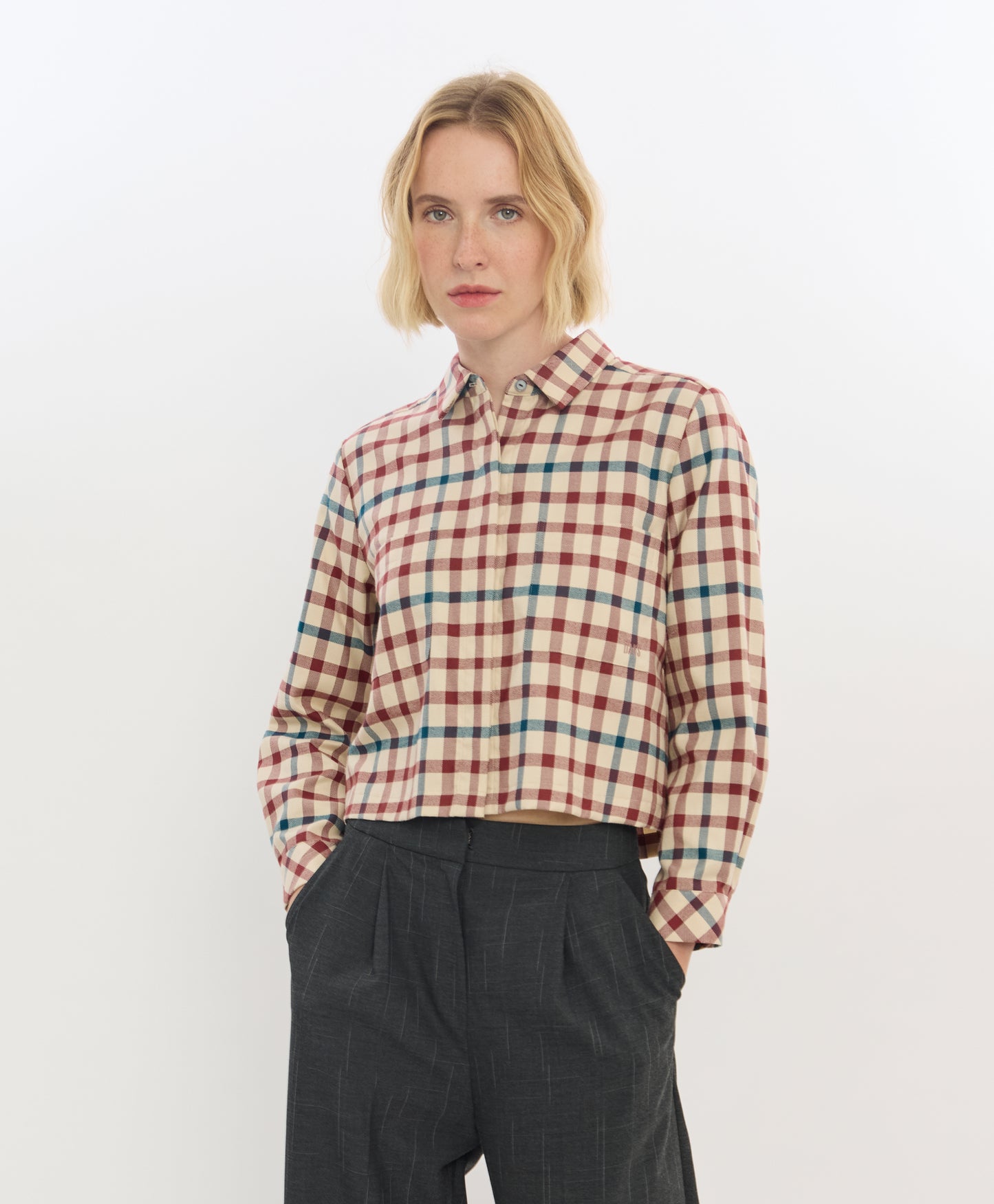 Women's Boxy-Fit Long-Sleeves Shirt