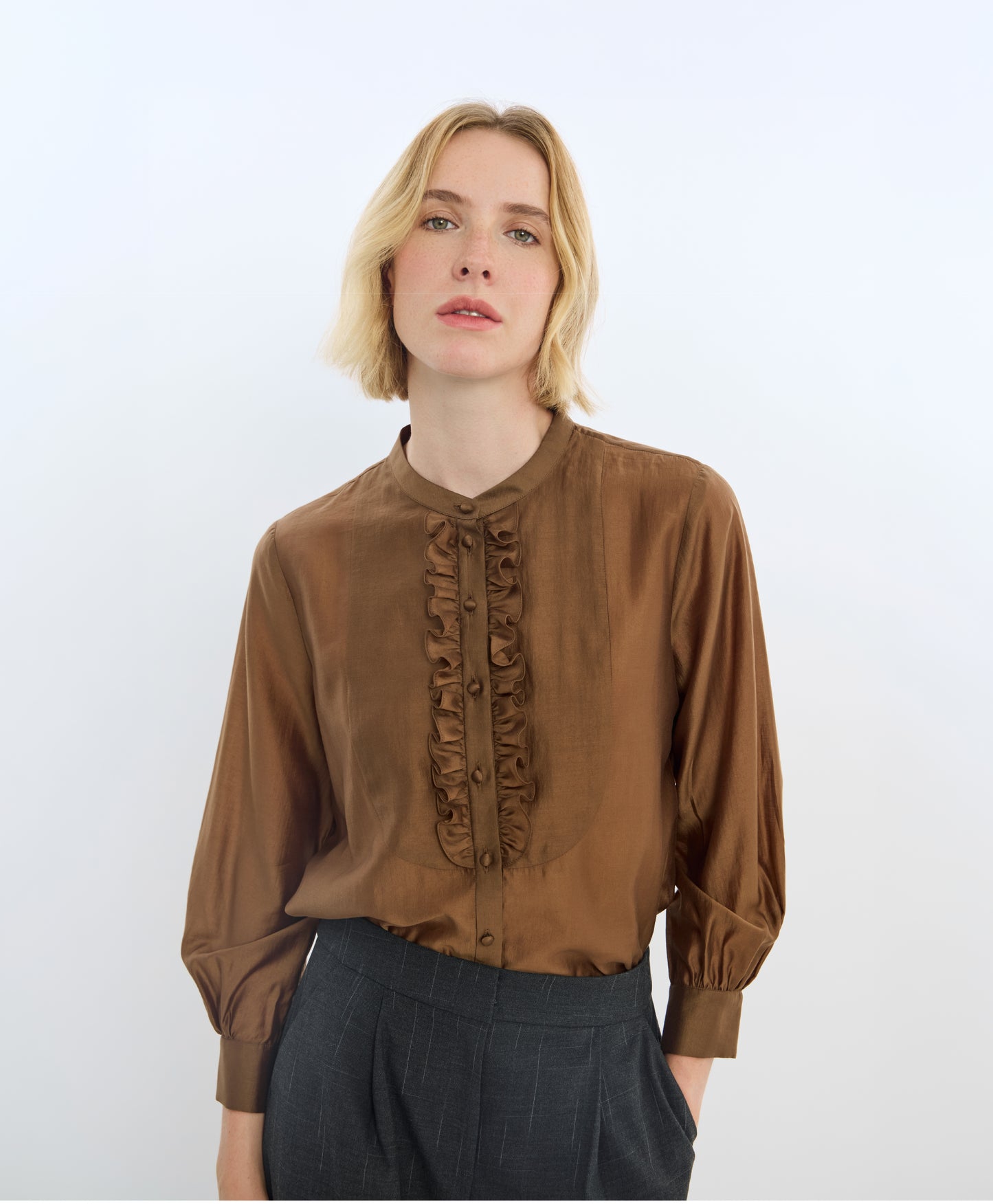 Women's Regular Fit Long Sleeves Blouse