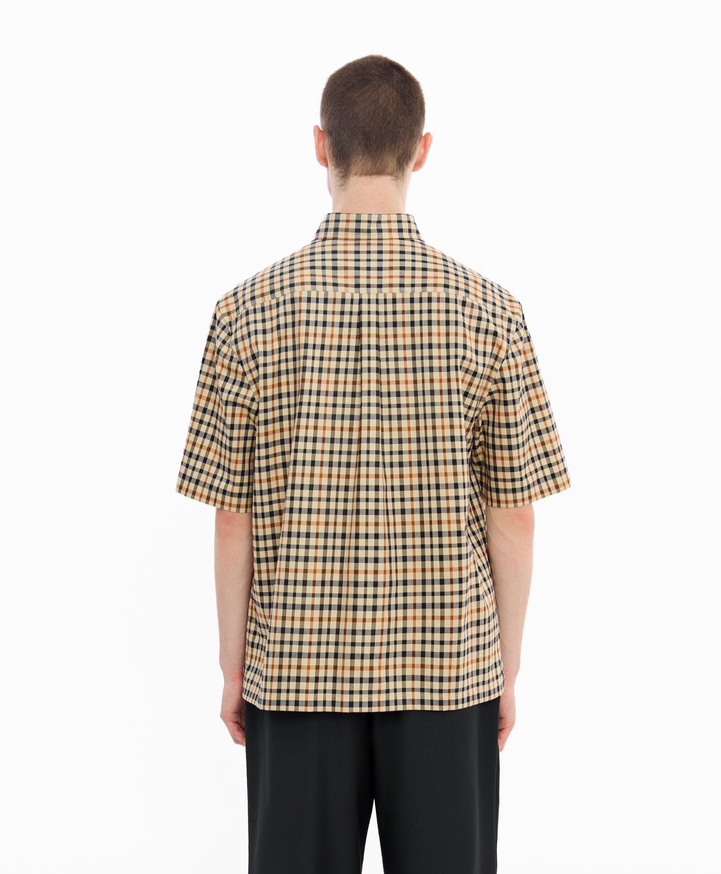 Men's Boxy-Fit Short-Sleeves Shirt GACB101W6