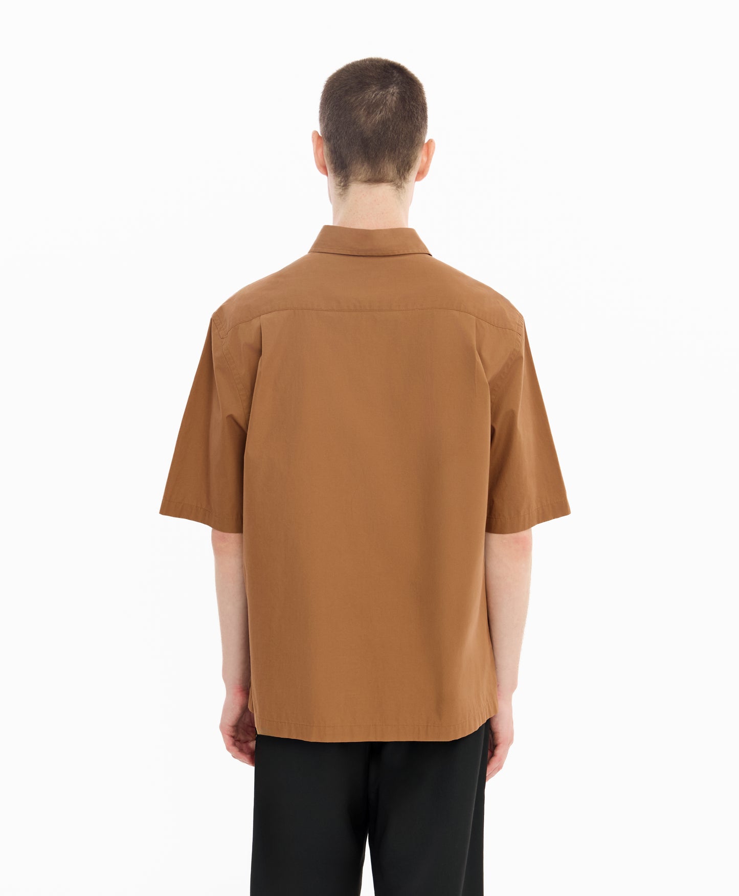 Men's Boxy-Fit Short-Sleeves Shirt