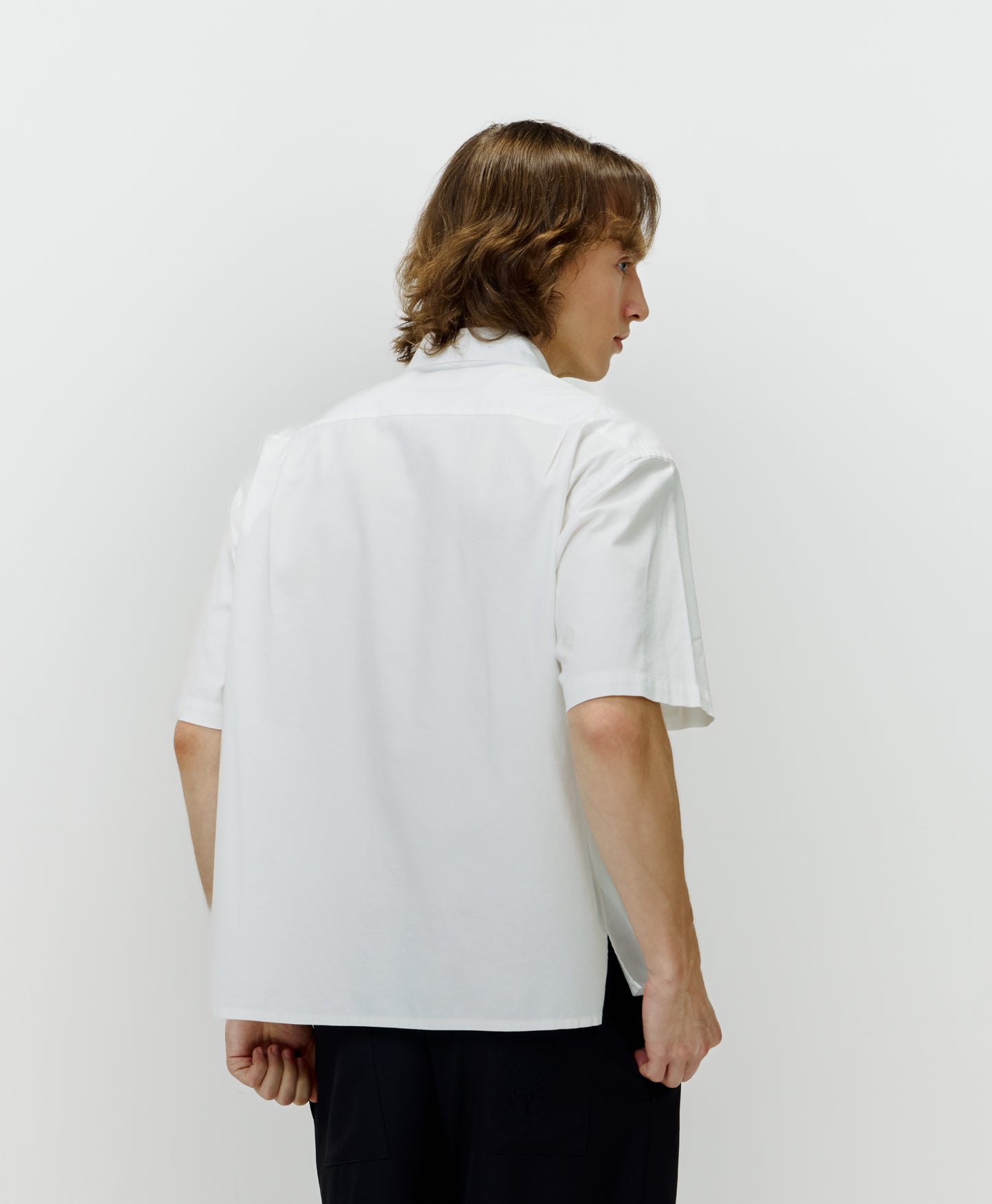 Men's Boxy-Fit Short-Sleeves Shirt