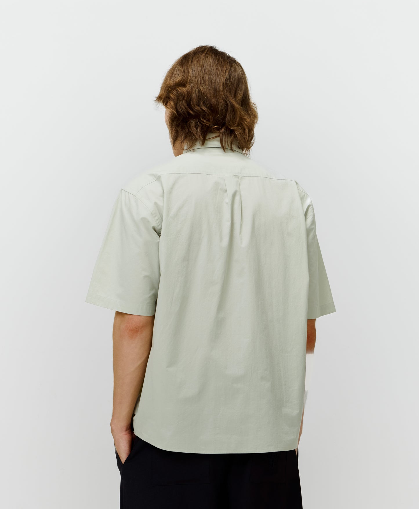 Men's Boxy-Fit Short-Sleeves Shirt