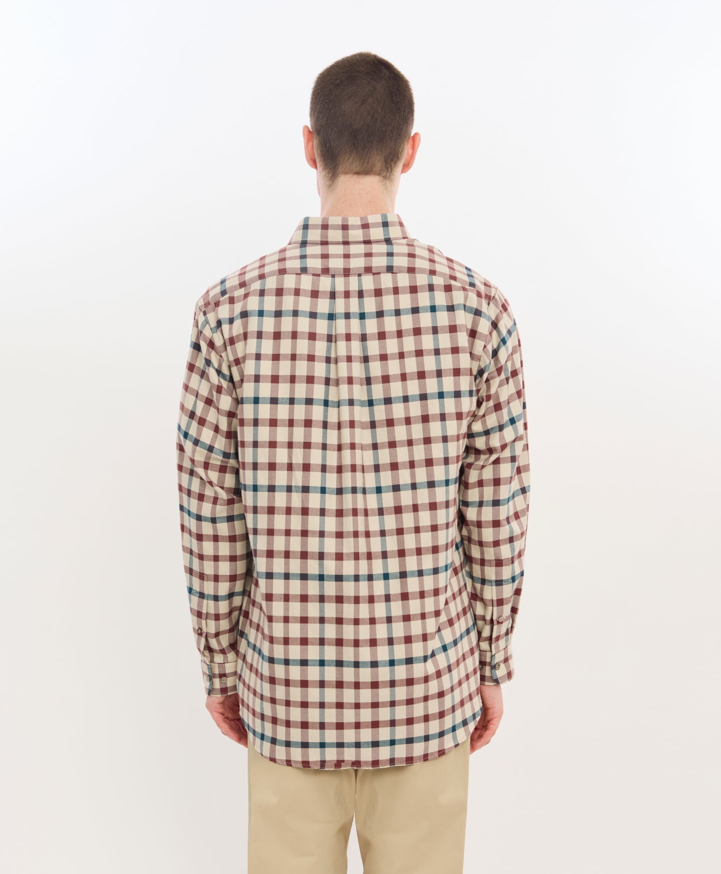 เสื้อเชิ้ตแขนยาวทรงหลวมสำหรับผู้ชาย GACL101W6