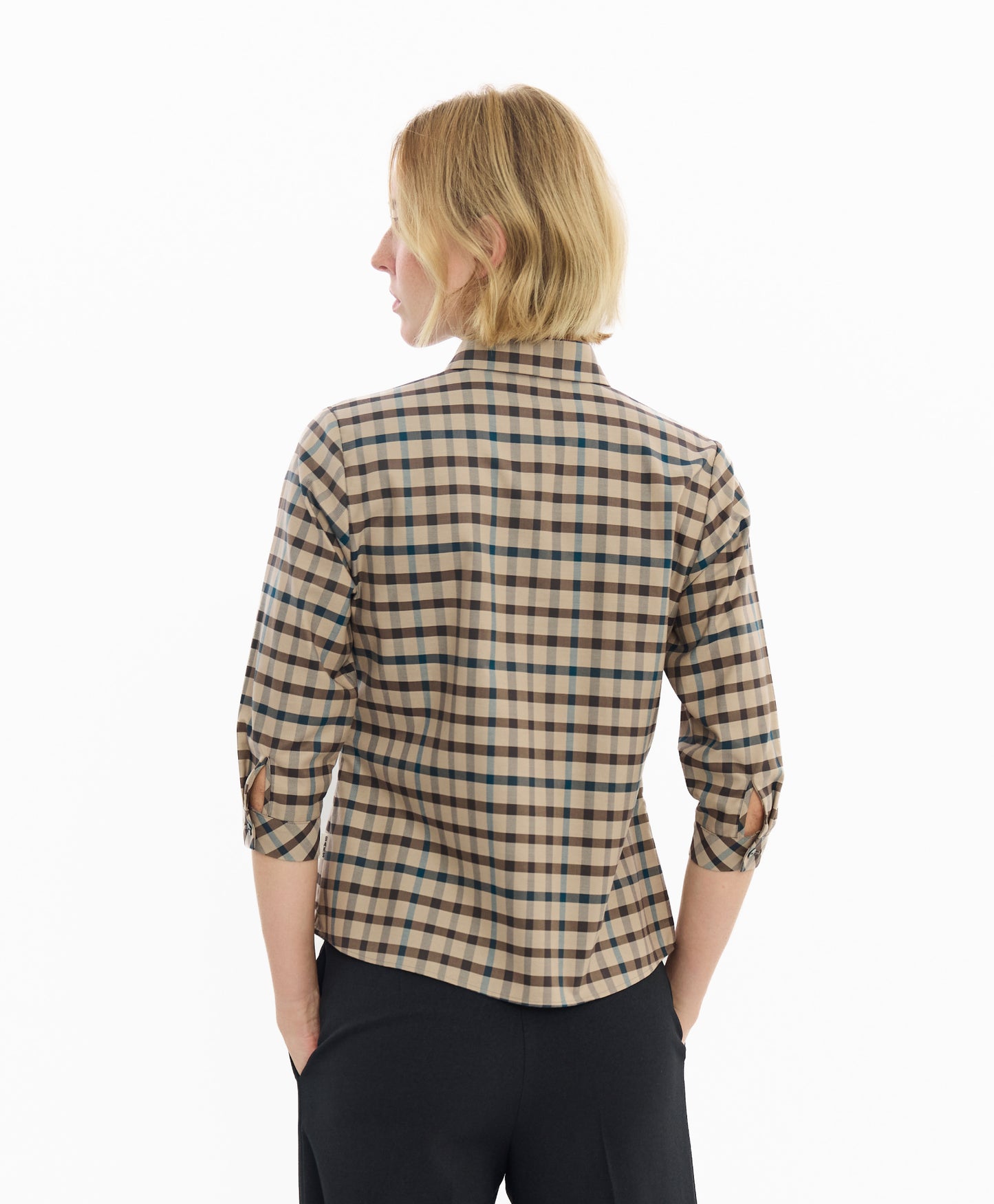 Women's Regular-Fit Middle-Sleeves Shirt