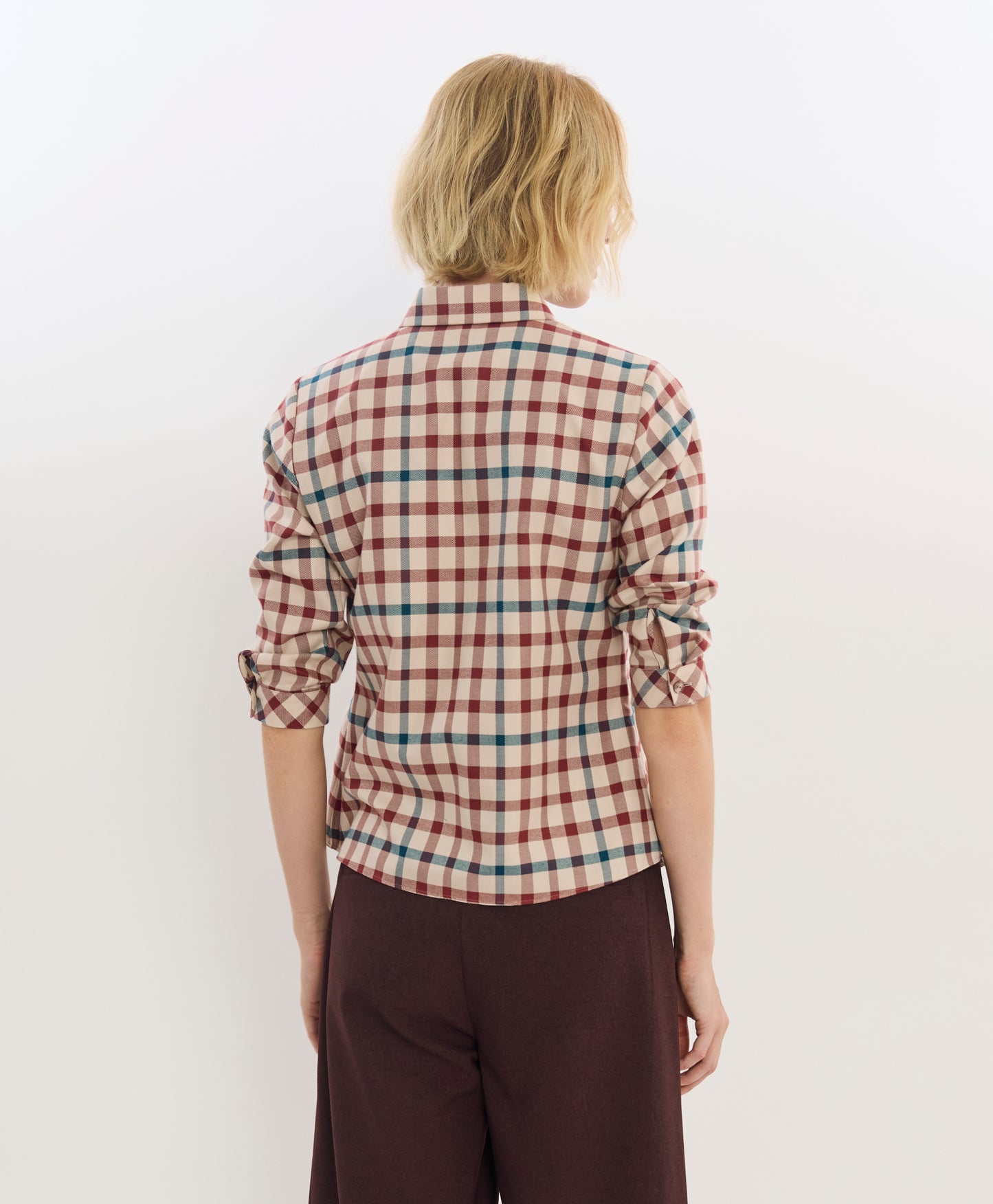 Women's Regular-Fit Middle-Sleeves Shirt