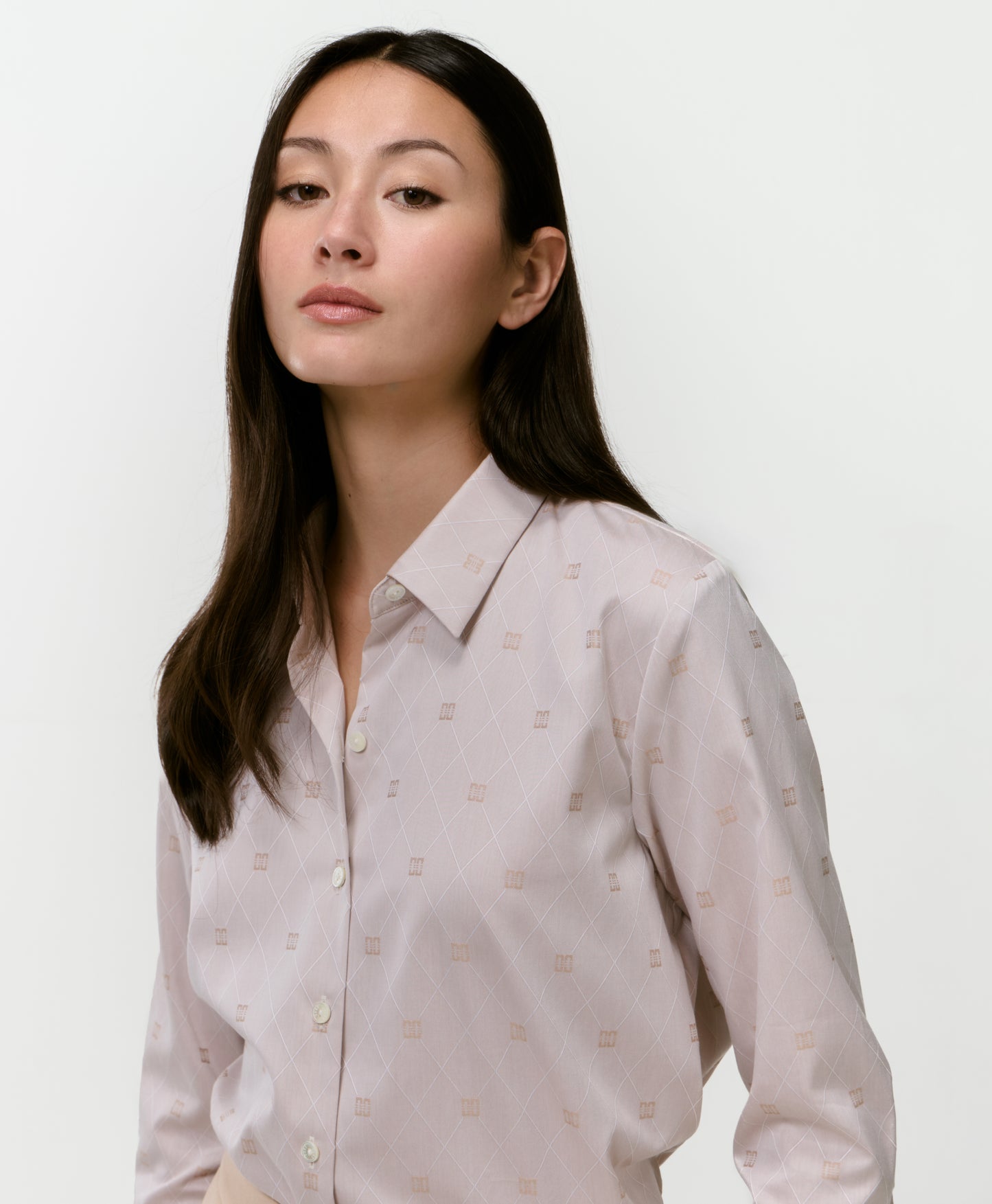 Women's Regular-Fit Middle-Sleeves Shirt