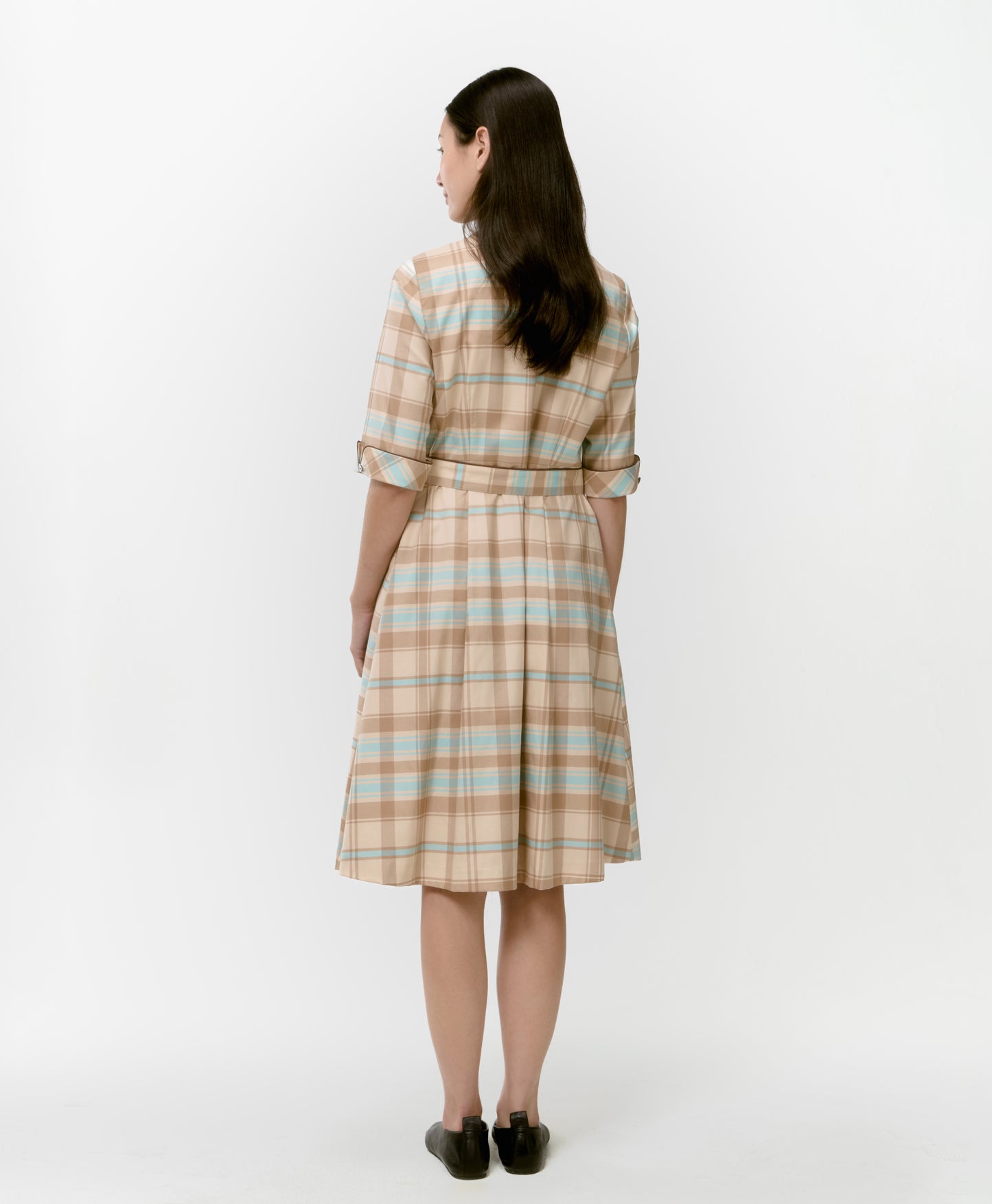 Women's Dress Middle-Sleeves