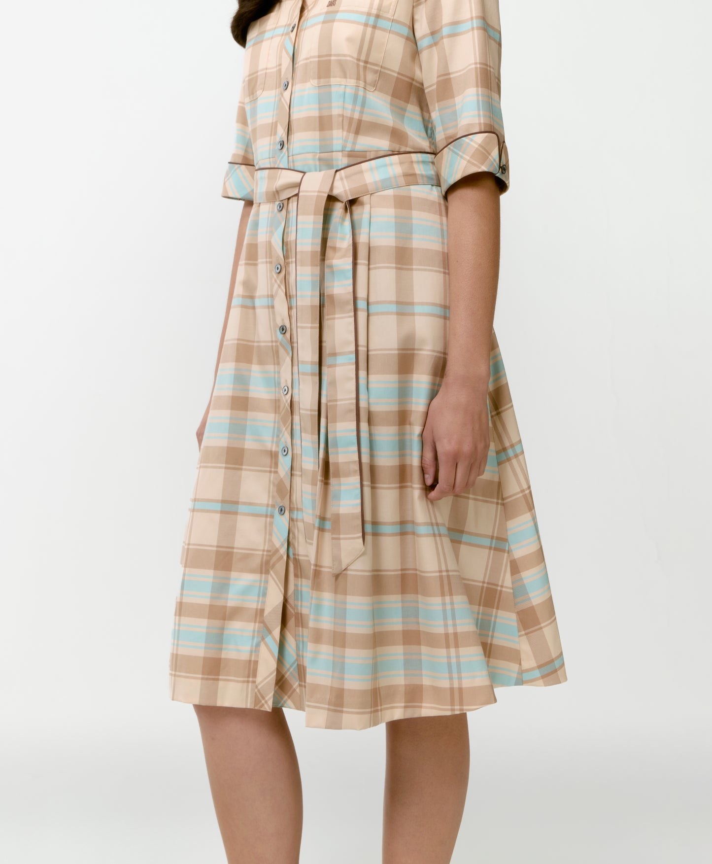 Women's Dress Middle-Sleeves